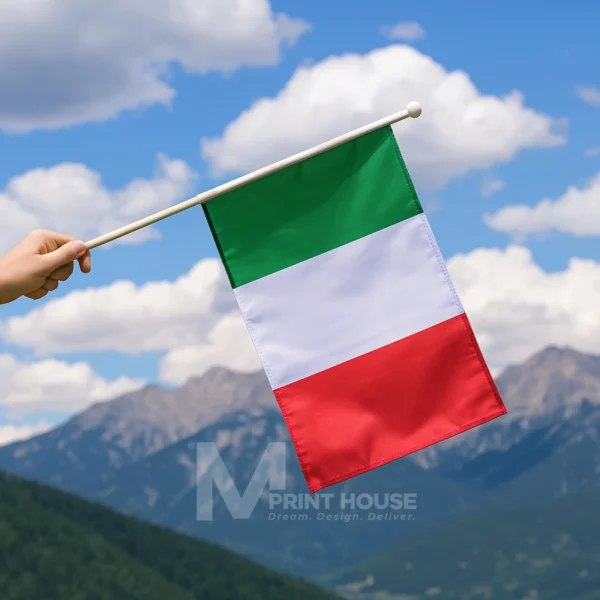 Hand Waving Pole Flags