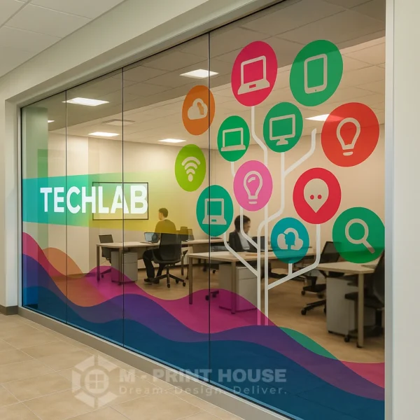 Glass Sticker Printing