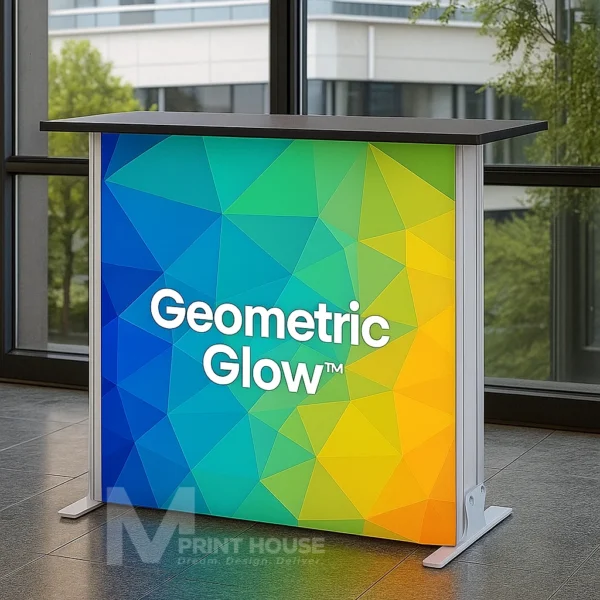 Backlit Exhibition Counter